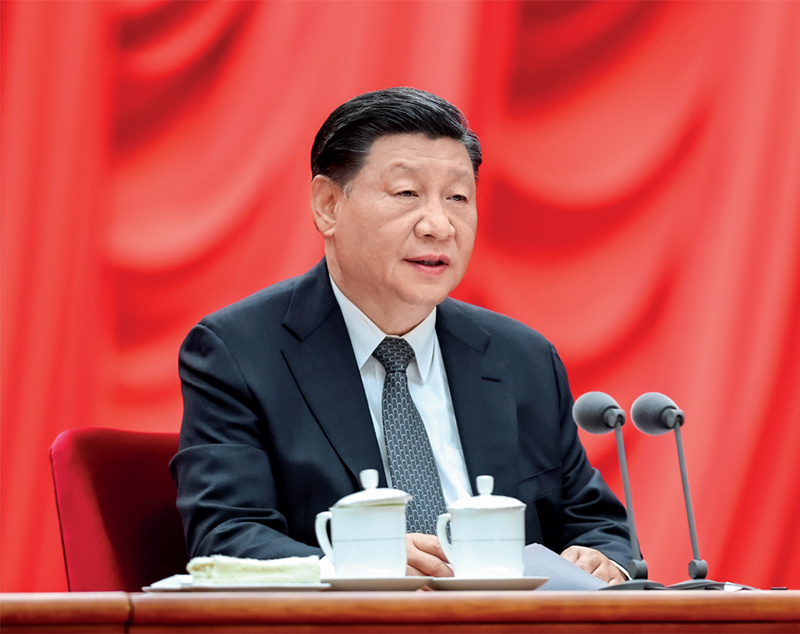 2023年4月3日,学习贯彻习近平新时代中国特色社会主义思想主题教育工作会议在北京召开。中共中央总书记、国家主席、中央军委主席习近平出席会议并发表重要讲话。新华社记者 鞠鹏 摄 2023年4月3日,学习贯彻习近平新时代中国特色社会主义思想主题教育工作会议在北京召开。中共中央总书记、国家主席、中央军委主席习近平出席会议并发表重要讲话。新华社记者 鞠鹏 摄